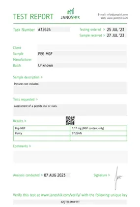 test – PEG MGF 2mg