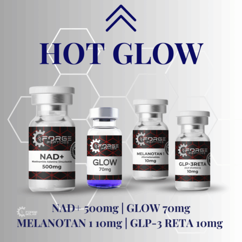 HOT GLOW (NAD+500mg|Mtan1:10mg|Reta:10mg|GLOW:70mg)