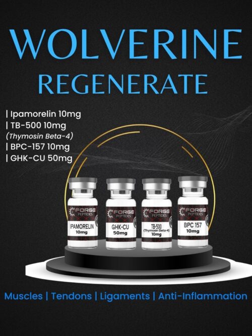 WOLVERINE REGENERATE(BPC-157:10mg|Tb-500:10mg|GHK-CU:50mg|Ipamorelin:10mg)