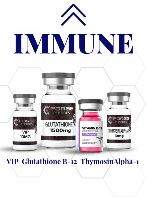 IMMUNE (VIP | Glutathione 1500mg | B-12 | ThymosinAlpha-1)
