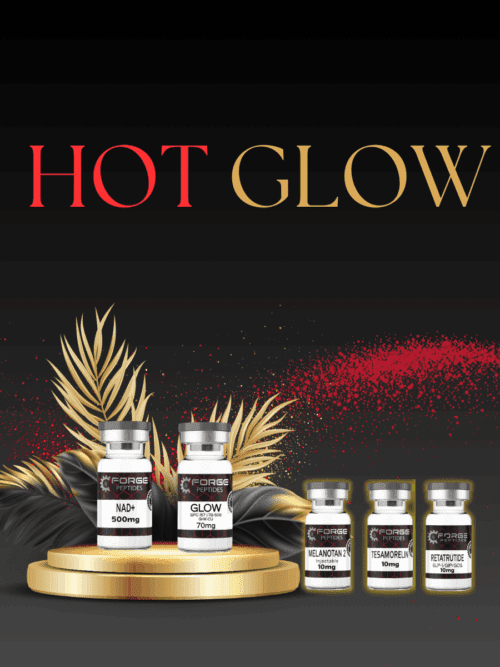 HOT GLOW (NAD+500mg|Mtan2:10mg|Reta:10mg|GLOW:70mg)