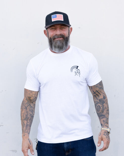 WHITE WARRIOR T-SHIRT