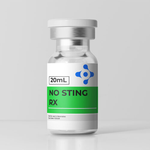 NO STING: (Glycerol-enhanced Bacteriostatic Solution): 20mL