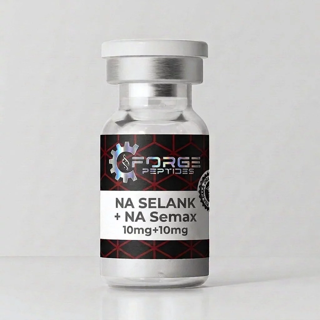 NA-Selank + NA-Semax 10mg + 10mg peptide vial - Warrior Makers Peptides