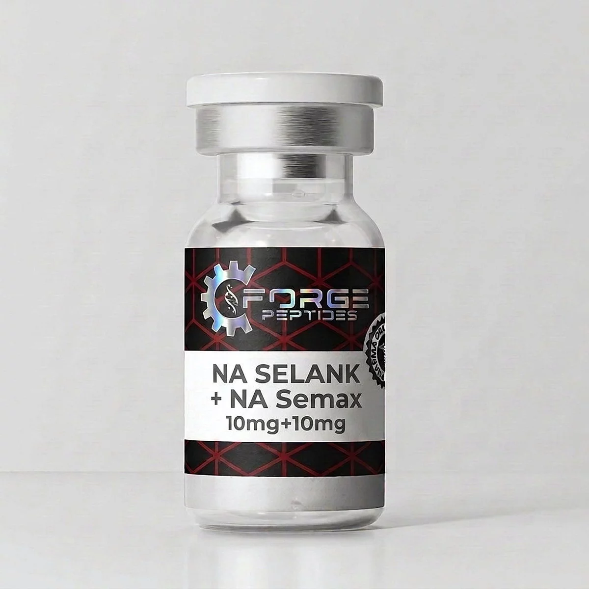 NA-Selank + NA-Semax 10mg + 10mg peptide vial - Warrior Makers Peptides